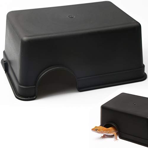 Reptile Hide Box Feel Secure and Safe Gecko Hide Durable Material Easy to Clean Snake Hide Box - (Medium, 6.9" x 4.9" x 2.9")