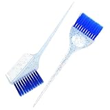 XINJODUZ 2 STÜCK HAARFÄRBEPINSEL PINSEL HAARE FÄRBEN FÄRBEPINSEL KAMM HAARE FÄRBEN FRISEUR ZUBEHÖR HAAR KAMM BÜRSTEN WERKZEUGE FÜR SALON UND ZUHAUSE