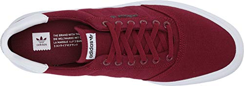 Image of adidas Originals Men's 3MC Regular Fit Lifestyle Skate Inspired Sneakers Shoes, Collegiate Burgundy /Collegiate Burgundy /White, 9 M US