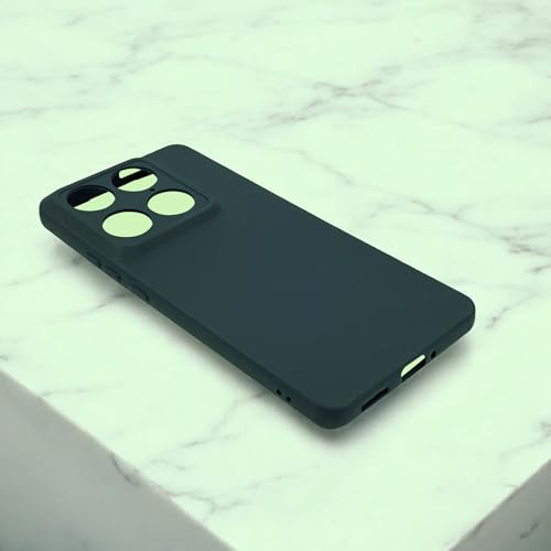 Image of SBMS Silicone Back Cover Case for Motorola Signature | Soft Micro-Fibre Lining Inside | Camera Protection Bump | Shockproof Back Cover Case for Moto Signature (Candy Cloth Green)