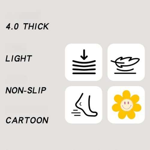 Sunflower Slippers for Women Indoor Outdoor Beach Travel Slides Shower Sandals Cushioned Thick Sole Y2k Aesthetic Cute4