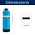 H&G Lifestyles Whole House Water Descaler Saltless, NSF Certified Salt Free Water Softener Systems for Well Water & City Water, Anti Scale Buildup,Scale Inhibitor Filter,Silver-Enhanced, 700,000 Gl