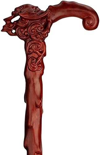 Gehhilfen für Senioren Gehstöcke Handgehstock Leichter, Rutschfester Handlauf,Hilfsstöcke für ältere Menschen,Langlebigkeit Ganoderma lucidum Carving,Komfortabler Rollator, Langlebig Mobi