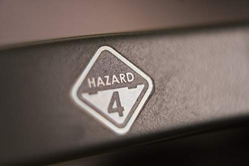 HAZARD 4 Men's Modern,Classic Flechette-Italian Made Sunglasses-R-Black4