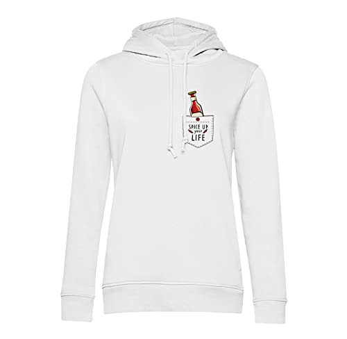 Sweat à capuche sauce piquante avec dessin piment et poche surprise pour look streetwear