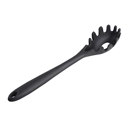 Jogo de Utensílios de Silicone Preto 5 peças Colher Concha