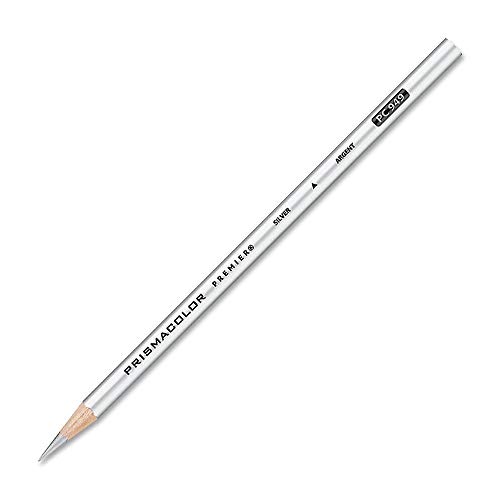 Prismacolor Premier Colored Pencil, Silver (PC 949), 12 Count (Pack of 1)