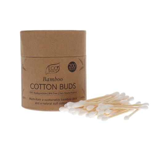 White Magic WM-EB-BCB Eco Basics Bamboo Cotton Buds