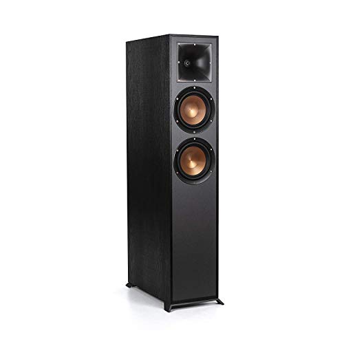 Image of Klipsch R-625FA Powerful Detailed Floorstanding Single Home Speaker Black