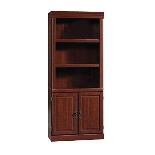 Classic Cherry Bookcase with Adjustable Shelves