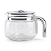 Smeg 50's Retro Style Aesthetic Drip Coffee Machine with 10 Cup Glass Carafe, Auto Start Feature, Keep Warm Plate, and Two Coffee Strength Settings (Black)