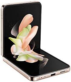 Galaxy Z Flip 4 Cell Phone, Factory Unlocked Android Smartphone, 256GB, Flex Mode, Dual Sim (1x eSim + 1x Nano), Compact, Foldable Design, Cover Screen, Korean International Version, Pink Gold