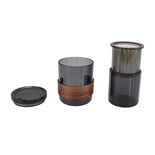 AYNEFY Kitchen Coffee Tea Coffe Cup Set With Filter Cup And Filter Paper High Extraction Heating Rate Portable Coffee Cup For Travel Camping Beach Picnic Coffee Cup Pctg And Walnut