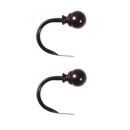 Umbra Verge Drapery Holdback for Window, Auburn Bronze