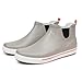 WTW Womens Rain Boots Deck Boots for Men - Lightweight Waterproof Rubber Fishing Rain Shoes with High Traction for Gardening Camping