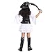 PGOND Cute Pirate Girls Halloween Dress up Costume (M-7-9Y)