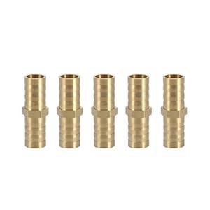 Garosa Messing Schlauchfittingnippel 10mm 5Stk.