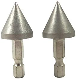 Taytools 468433 Hollow Chisel Mortise 2-Piece Set of Diamond Sharpening Hones 200 and 600 Grit for Chisels Up To 1/2 Inch