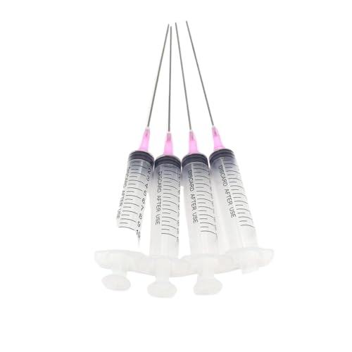 Sywchrf 4pcs Ink Refill Tool 10ML For Inkjet Printers Compatible with CISS Systems Includes 10cm Long...