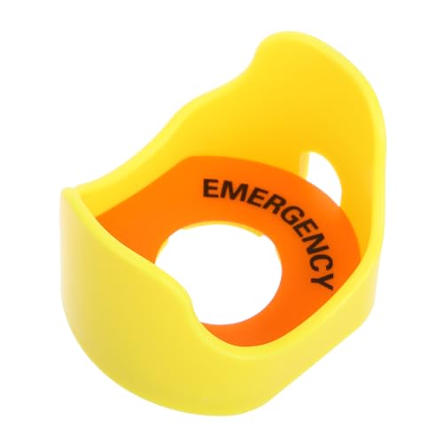 BAZEITFLOW Protection Bouton Urgence Robuste Arrêt Sécurité Protection Arrêt Coup Poing Installation Facile pour Interrupteur Machine Industrielle