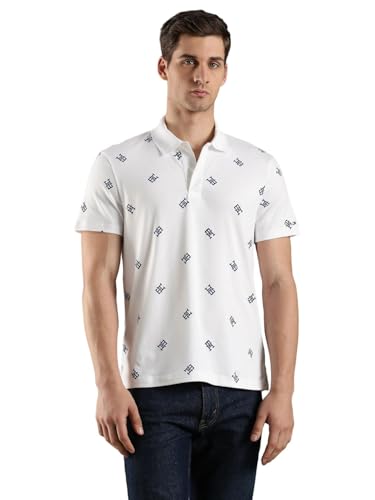 Image of Logo Regular Fit Cotton Polo T-Shirt