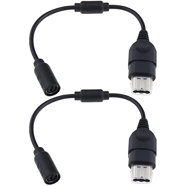 2 szt. Kontroler Breakaway Cable Kompatybilny z konsolami Microsoft Xbox Kontroler Przerwa Konwerter Adapter Kabel Kabel Kabel Akcesoria do gier 26 cm