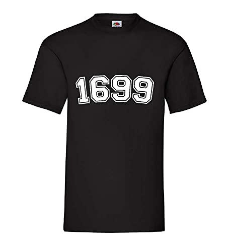 T-shirt homme XXXL noir aux finitions soignées et au tissu robuste de qualité supérieur