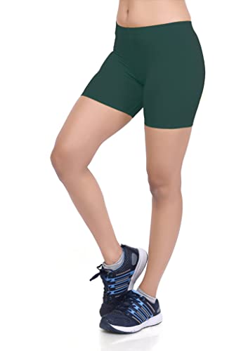 Image of Women's Solid Inner & Outer Wear Active Hot Shorts