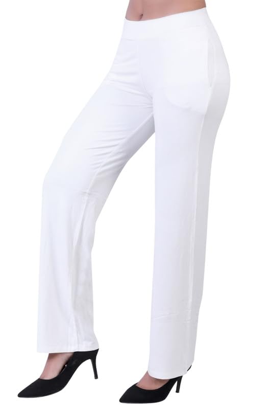 Image of Women's Solid Regular FIT Parallel Pant