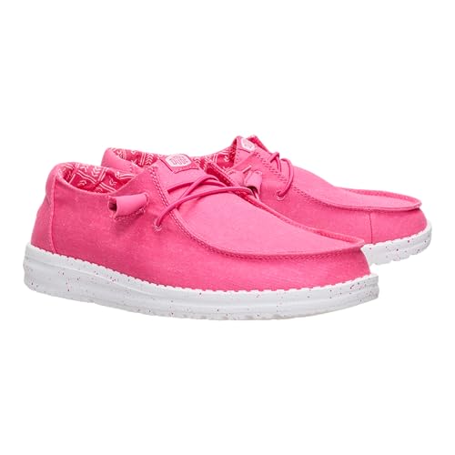 Image of HEYDUDE Women's Wendy Stretch Canvas Slip On Shoes | Easy On Loafer