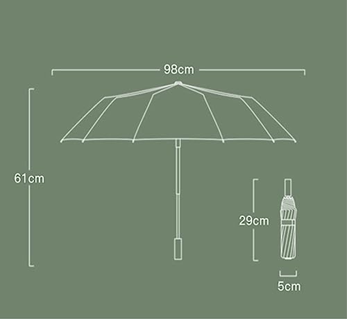 Parapluie parasol double usage compact pour éviter pluie et soleil