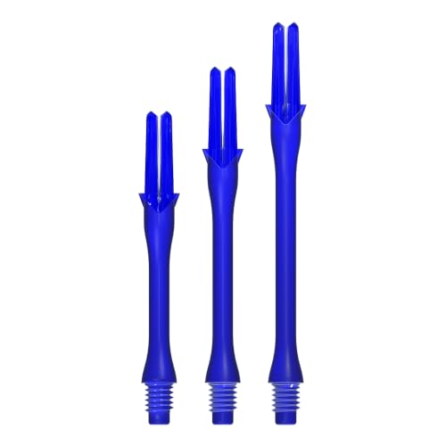 Image of L-style L-Shaft Locked Dart Shafts - Lightweight Nylon Shafts for Soft Tip & Steel Tip Darts - Set of 3