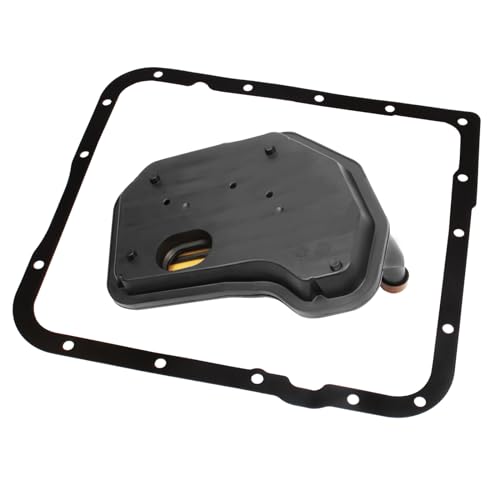 4L60E Transmission Filter with Gasket Kits Compatible with Chevy T-ahoe B-lazer S-ilverado 1500 2500 G-MC S-avana S-ierra Y-ukon C-adillac B-uick O-ldsmobile P-ontiac, Replaces OE# 24208576, 24208813
