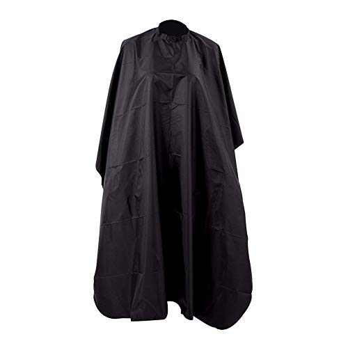 balloonbobo Professional Waterproof Aults Hair Styling Cape Haircutting Salon Cape Gown Haircut Cover Black