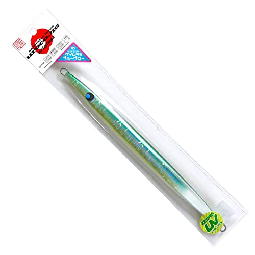 ウロコジグ オリジナル ゼブラUVカラー 300g (#503GUV ホロサバUVゼブラ（ブルーグローティップ）)