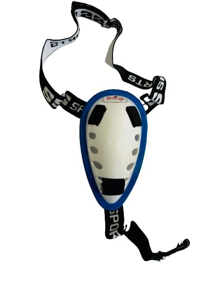 SSS Cricket Abdominal Guard with Adjustable Waist Strap|Extra Soft Rubber Edges (Mens, White)-picture-15