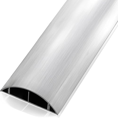 Yiustldd Goulotte de câbles Murale de 1 m, goulotte Ouverte, Grandes goulottes en Aluminium pour câbles TV, Cache-Fils,10