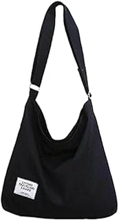 MOVKZACV Canvas Tote Bags for Women,Handbag Crossbody Bag Beac h Bag Simple Shoulder Bag Ladies Large Tote Handbag with Zip Hobo Handbags