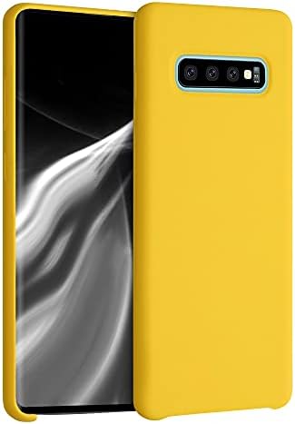 kwmobile Case Compatible with Samsung Galaxy S10 Plus / S10+ Case - TPU Silicone Phone Cover with Soft Finish - Mango
