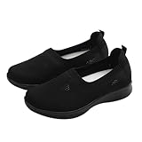 VERDANVERSE Atmungsaktive Damen Walking Schuhe Leichtes Mesh rutschfeste Freizeit Sneaker für Senioren Bequeme Gassi Alltagsschuhe Weiche Sohlen für Outdoor und Reisen