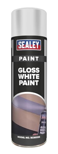 Image of Sealey SCS032S 500ml White Gloss Paint