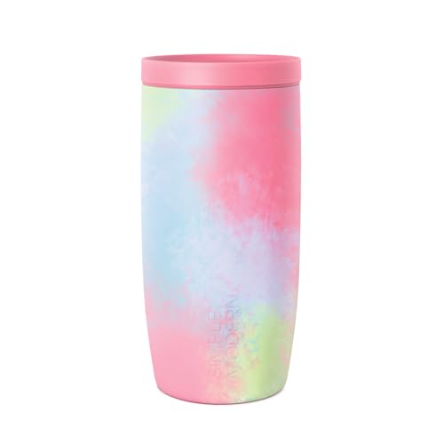 Image of Simple Modern Travel Coffee Mug Tumbler with 360 Lid | Ceramic-Lined Insulated Stainless Steel Cold Brew Iced Coffee Cup Thermos | Gift for Women Men Her Him | Voyager Signature | 16oz | Kaleidoscope