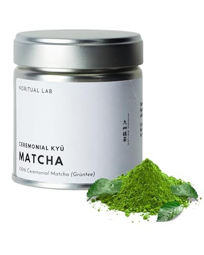 Ceremonial Matcha Kyu - Reines Grüntee-Pulver aus Japan - Original Japanischer Tee der Ersten Ernte - 100% Natürlich & Laborgeprüft - 40g