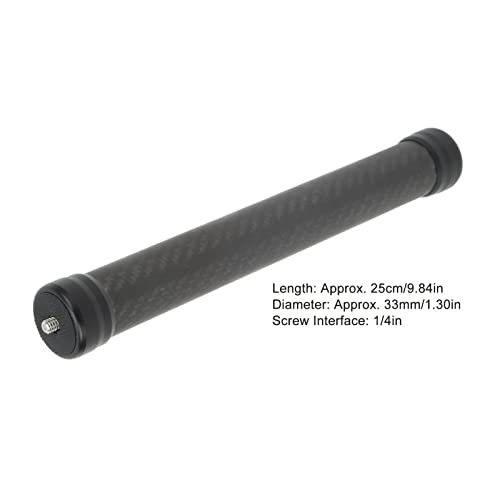 Carbon Fiber Extension Monopod Pole, Camera Stabilizer Extension Pole, 25cm Lightweight but Strong 1/4" Universal Rod - Image 4