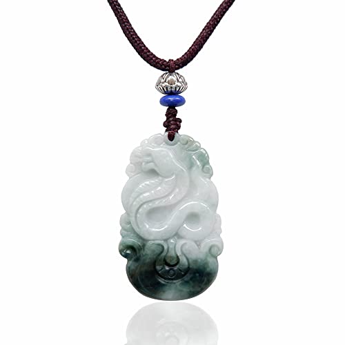 Collier Pendentif Zodiaque Jade Naturel véritable, amulette astrologie chinoise