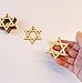 30pcs of Stars Wood Earrings Blanks,Star of David DIY Unfinished Wood Jewelry Accessories,Wood Shapes Blank for Craft Jewelry (2'')