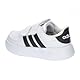 adidas Breaknet 2.0 Shoes Kids Tennisschuhe, Cloud White/core Black/Cloud White, 27 EU