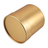 Parliky Boîte Présent Ronde Dorée Petite Taille, Boîte Vide pour Mariage et Saint-valentin, Emballage Élégant pour Bonbons et Compositions de Fleurs, Coffret Décoratif Portable