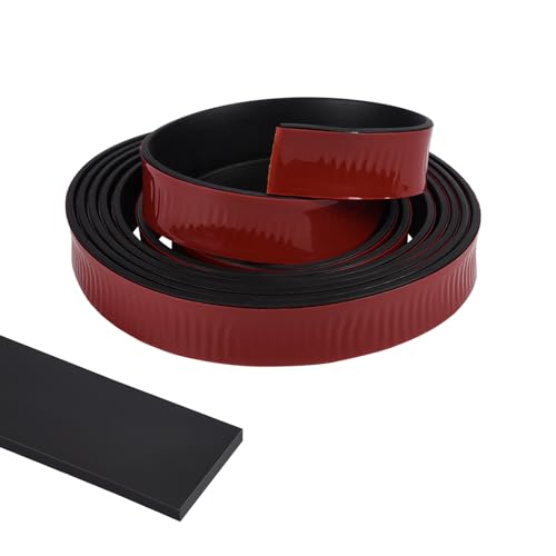 Gummistreifen Selbstklebend, Neopren Gummimatte Gummiplatte, Vollgummi Gummiprofil für DIY-Dichtungen, Pads, Bodenbeläge, Schutz, Puffern, Anti-Vibration, Anti-Rutsch 25mm(B) x3mm(D) x3m(L)