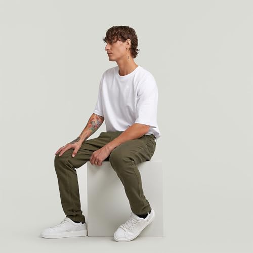 G-Star Herren Bronson Slim Chino Pants, Grün (Dark Olive Gd D26336-e069-c793), 35W / 32L EU – Ansicht 6